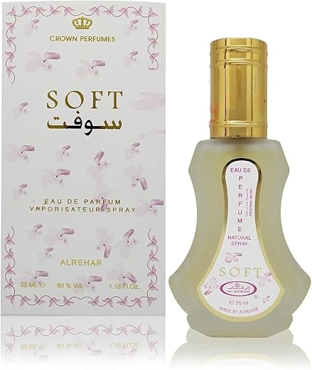 Al-Rehab Soft Eau De Parfum Spray For Women, 1.18 Ounce