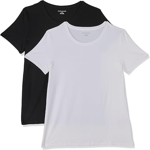 Amazon Essentials Women'S Classic-Fit Short-Sleeve Crewneck T-Shirt, Multipacks