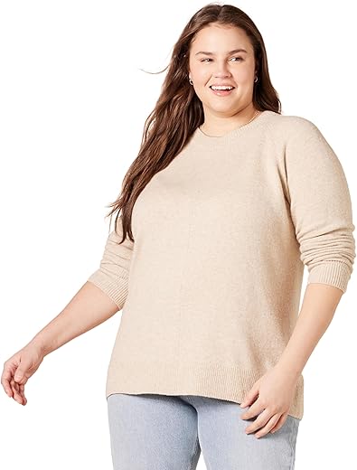 Amazon Essentials Women'S Classic-Fit Soft Touch Long-Sleeve Crewneck Sweater