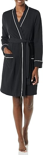 Amazon Essentials Women'S Lightweight Waffle Mid-Length Robe (Available In Plus Size)