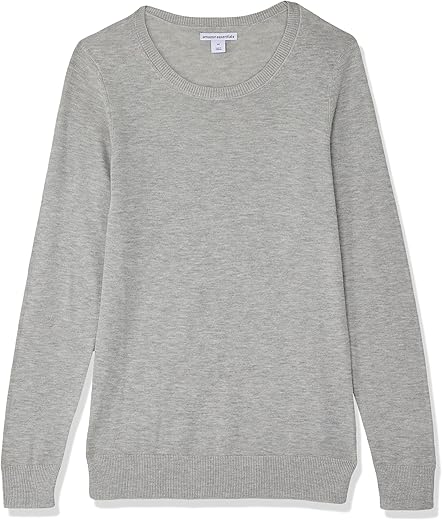 Amazon Essentials Women'S Long-Sleeve Lightweight Crewneck Sweater (Available In Plus Size)