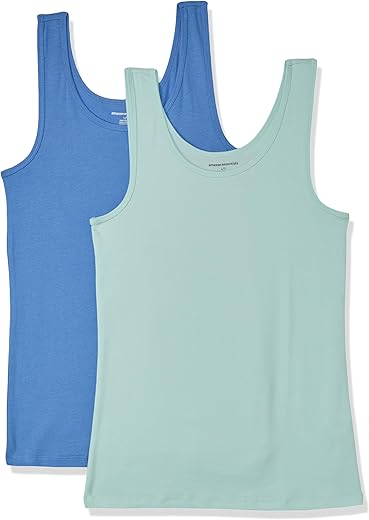 Amazon Essentials Women'S Slim-Fit Tank, Pack Of 2