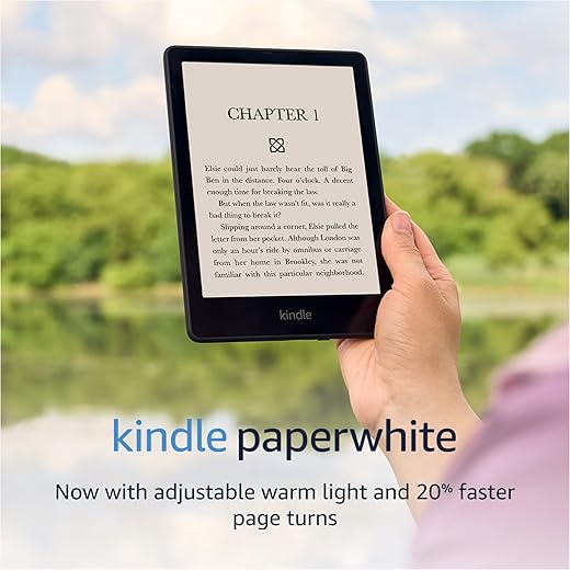 Amazon Kindle Paperwhite (16 Gb) – Now With A Larger Display, Adjustable Warm Light, Increased Battery Life, And Faster Page Turns – Black