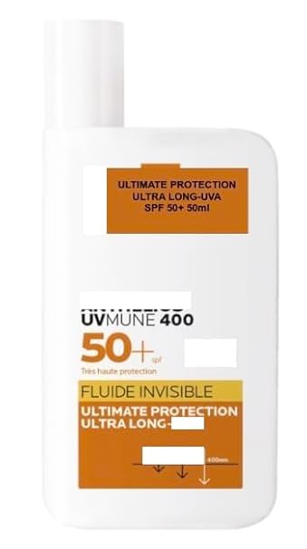 Anthelios Uvmune 400 Invisible Fluid Liquid Sunscreen Spf50+ 50Ml For All Types Of Skin