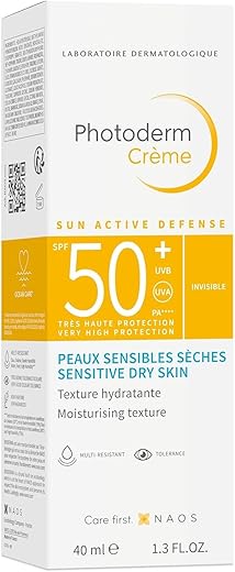 Bio Photoderm Cream Sunscreen Spf 50+ Invisible - Uva Protection 40Ml | 1.3 Fl Oz