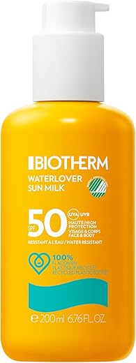 Biotherm Waterlover Sun Milk Spf50 6.76Fl.oz