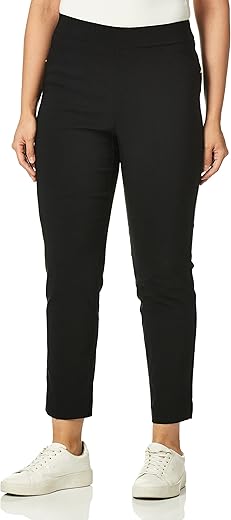 Briggs New York Women'S Super Stretch Millennium Slimming Pull-On Ankle Pant