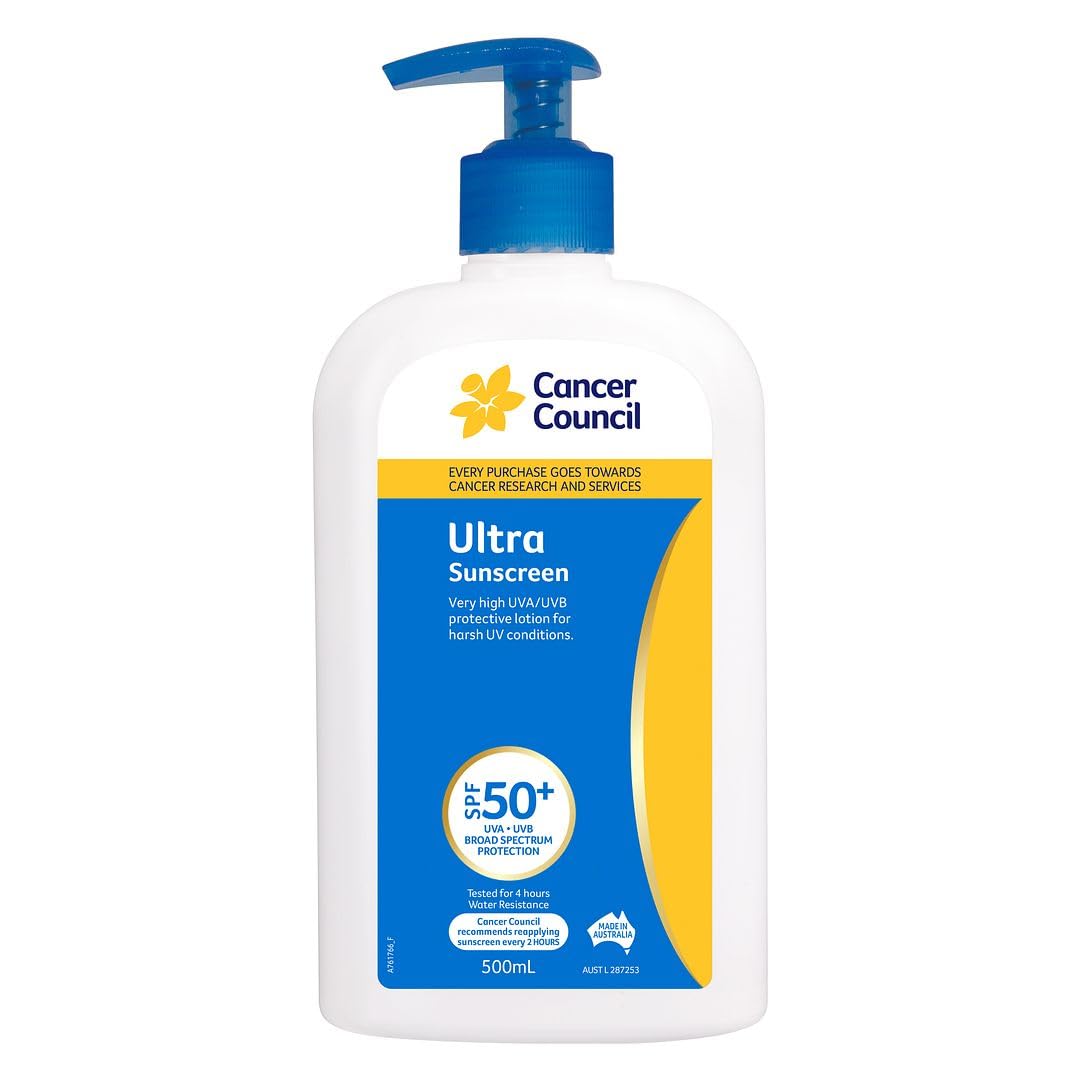 Cancer Council Spf 50+ Ultra 500Ml Pump