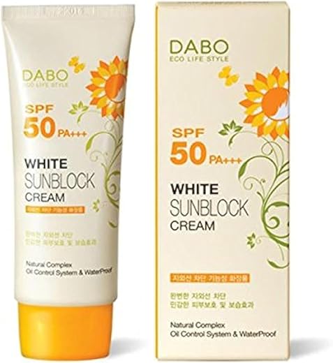 Dabo White Sunblock Cream Spf50 Pa+++ (70Ml)