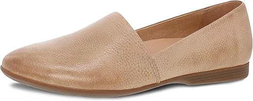 Dansko Larisa Slip-On Flats For Women - Comfotable Flat Shoes With Arch Support - Versatile Casual To Dressy Footwear - Lightweight Rubber Outsole