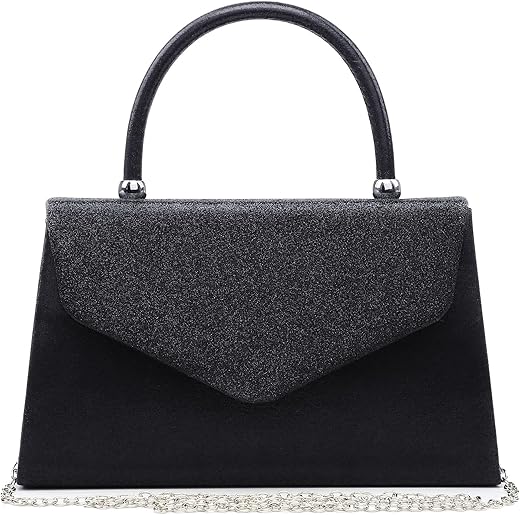 Dasein Women'S Evening Bag Party Clutches Wedding Purses Cocktail Prom Handbags With Frosted Glittering