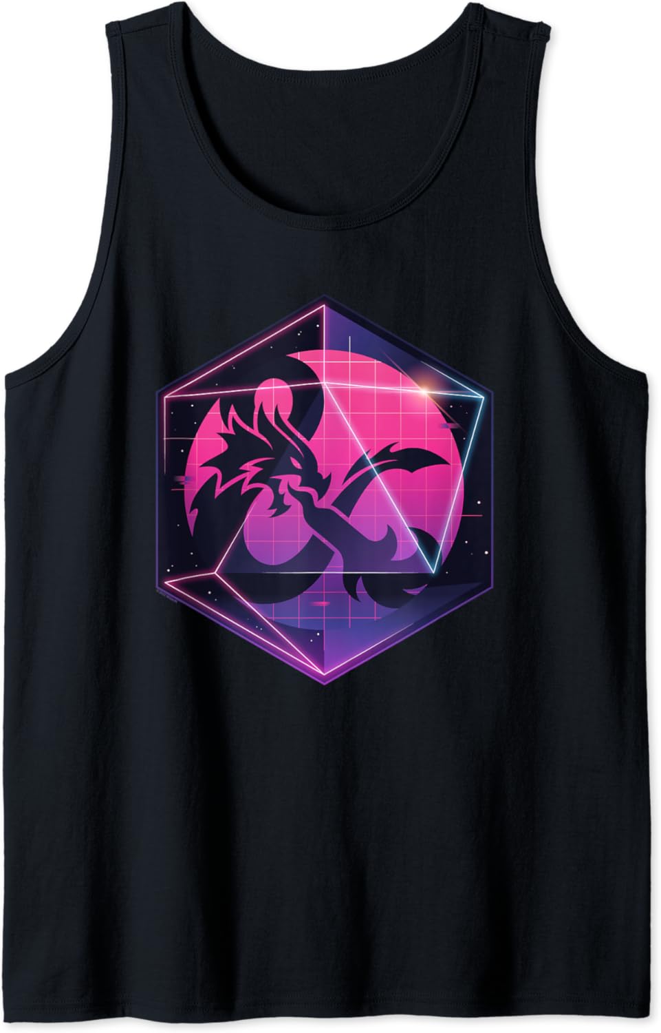 Dungeons & Dragons Ampersand in 3D Dice Tank Top