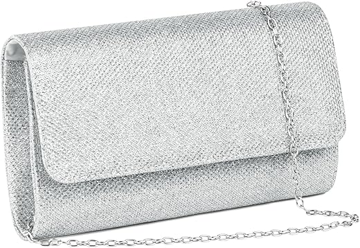 Evening Bag Clutch Purses For Women, Rhinestones Purse, Sparkling Envelope Evening Bag With Detachable Chain