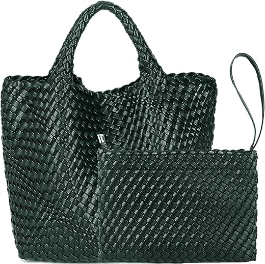 Fashion Woven Bag Shopper Bag Travel Handbags And Purses Women Tote Bag Large Capacity Shoulder Bags