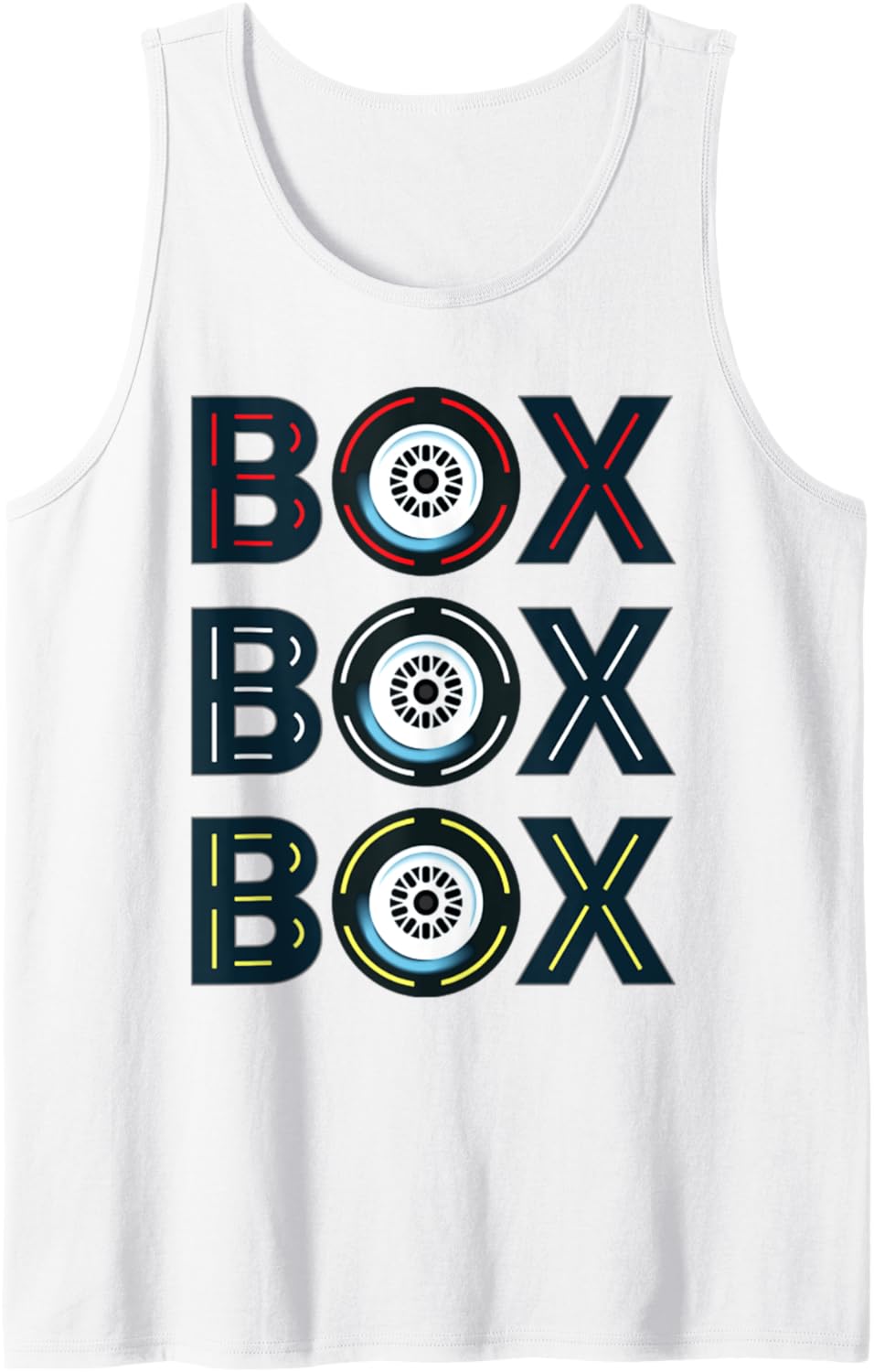 Formula 1 Box F1 Radio Call Box Radio Call To Pit Stop Tank Top