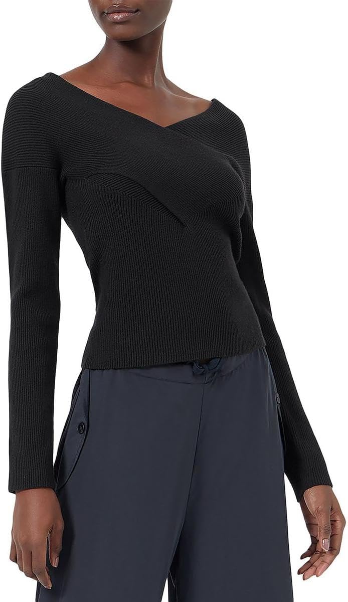 French Connection Womens Lydia Wool Blend Fitted Pullover Sweater