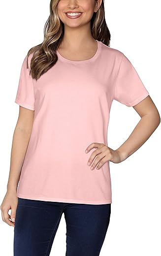 Fruit Of The Loom Women’s Crafted Comfort™ Pima Cotton Short Sleeve T-Shirts