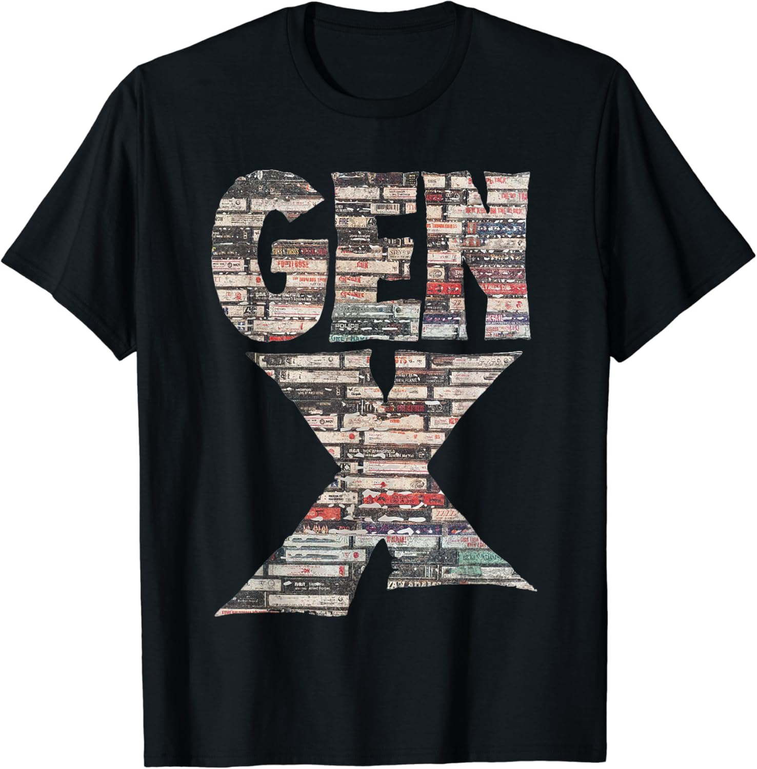 Gen X 80’S Rock Cassettes T-Shirt