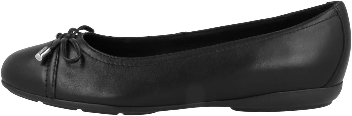 Geox Womens Annytah Leather Ballerina Flat