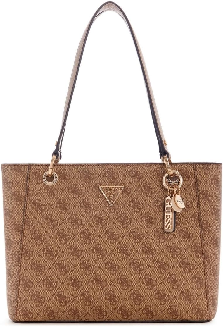 Guess Noelle Small Noel Tote, Latte Logo