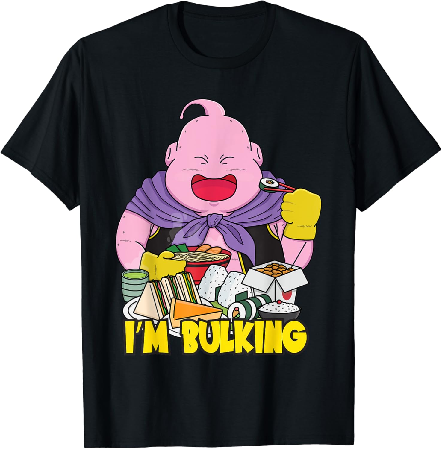 I'M Bulking - Train Insaiyan - Funny Workout - Fat Buu T-Shirt