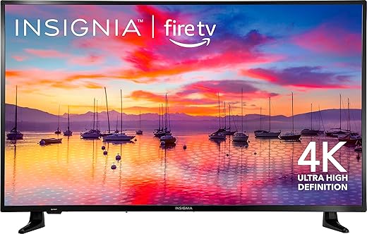 Insignia 50-Inch Class F30 Series Led 4K Uhd Smart Fire Tv With Alexa Voice Remote (Ns-50F301Na24)