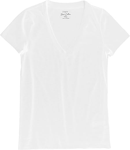 J.crew Mercantile Women'S Short Sleeve Vintage Cotton V-Neck Tee