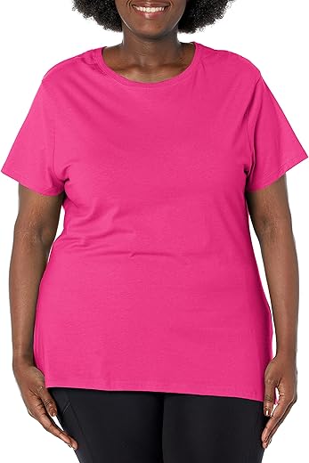 Just My Size Women'S Plus-Size Short Sleeve Crew Neck Tee