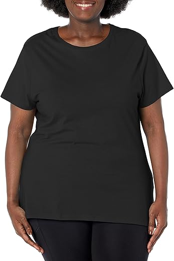 Just My Size Women'S Plus-Size Short Sleeve Crew Neck Tee