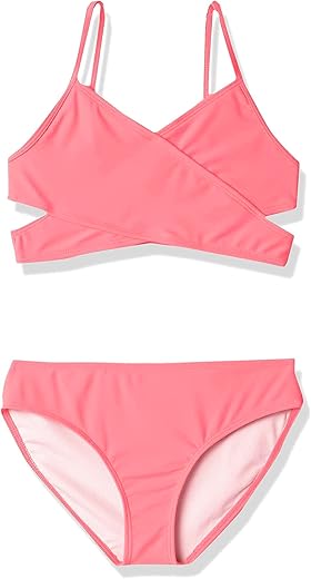 Kanu Surf Girls Coral Reef Beach Sport Wrap Around Bikini 2-Piece Swimsuit