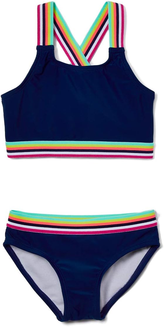 Kanu Surf Girls' Tanya Upf 50+ Beach Sport Athletic Bikini Swimsuit