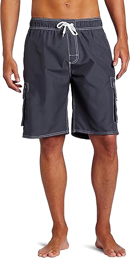 Kanu Surf Mens Barracuda Swim Trunks (Regular &Amp; Extended Sizes)