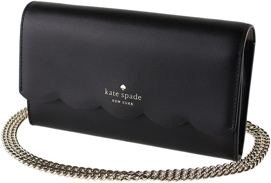 Kate Spade New York Gemma Wallet On A Chain Shoulder Bag (Black)