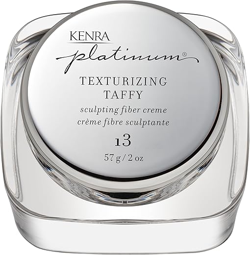 Kenra Platinum Texturizing Taffy 13 | Styling Fiber Crème | Medium Hold | Defines, Details, &Amp; Smooths Styles | Superior Control For Sculpting Short &Amp; Long Hairstyles | All Hair Types