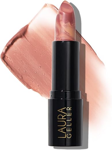 Laura Geller New York Italian Marble Sheer Lipstick - Berry Banana - Hydrating &Amp; Lightweight - Vitamin E &Amp; Caster Seed Oil - Cream Finish