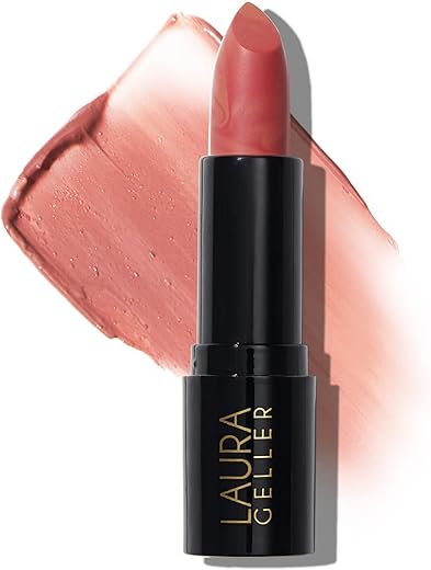 Laura Geller New York Italian Marble Sheer Lipstick - Dolce - Hydrating &Amp; Lightweight - Vitamin E &Amp; Caster Seed Oil - Cream Finish