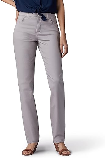 Lee Women’s Instantly Slims Classic Relaxed Fit Monroe Straight Leg Jean