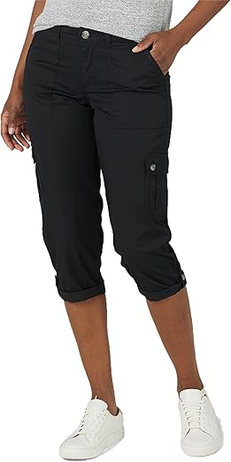 Lee Women'S Ultra Lux Comfort With Flex-To-Go Cargo Capri Pant