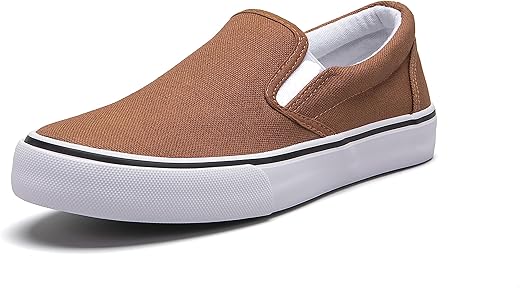 Low-Top Slip Ons Women'S Fashion Sneakers Casual Canvas Sneakers For Women Comfortable Flats Breathable Padded Insole Slip On Sneakers Women Low Slip On Shoes