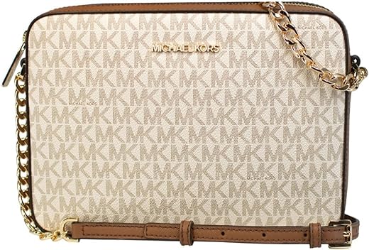 Michael Kors Women'S Jet Set Item Lg Crossbody Signature Pvc