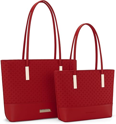 Montana West 2Pcs Tote Bags For Women Medium Satchel Purse Set