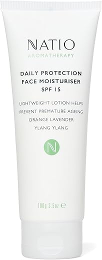 Natio Aromatherapy Daily Protection Face Moisturiser Spf 15 100G