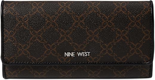 Nine West Women'S Zuri Slg Check Sec Wallet