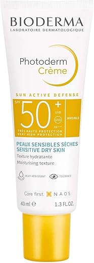 Offer Mall Biodermas Photoderm Creme Spf 50+ Sunscreen Cream Normal To Dry Sensitive Skin, 40Ml