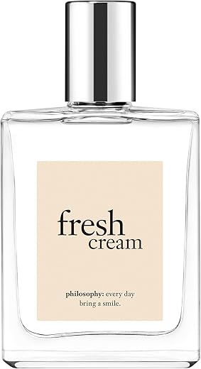 Philosophy Fresh Cream Eau De Toilette - Sweet &Amp; Captivating Women'S Perfume - With Notes Of Whipped Cream, Butter Cream &Amp; Tonka Bean - Luxury Perfume For Women - Long Lasting Fragrance