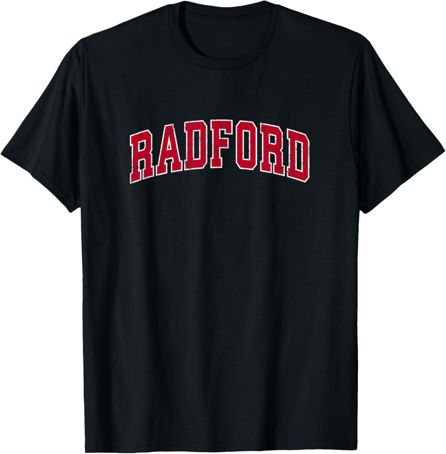 Radford Virginia Va Vintage Sports Design Red Design T-Shirt