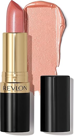 Revlon Lipstick, Super Lustrous Lipstick, Creamy Formula For Soft, Fuller-Looking Lips, Moisturized Feel In Pinks, Silver City Pink (405) 0.15 Oz