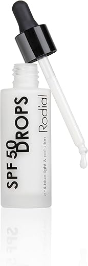 Rodial Spf 50 Drops 30Ml, Spf Serum With Hyaluronic Acid And Vitamin E, Uva And Uvb Face Protection, Spf Skin Moisturiser, Spf 50 Anti-Photoaging