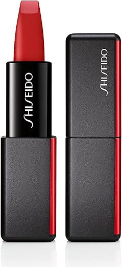 Shiseido Modernmatte Powder Lipstick - Full-Coverage, Non-Drying Matte Lipstick - Weightless, Long-Lasting Color - 8-Hour Coverage