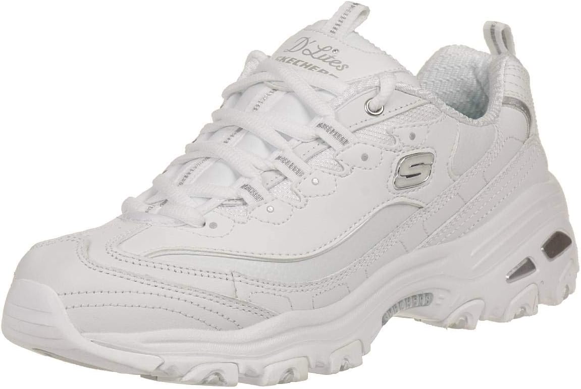 Skechers Women'S D'Lites Fresh Start Memory Foam Lace-Up Sneaker Fashion